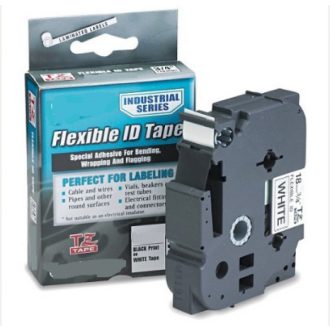   Utángyártott BROTHER TZe335 szalagkazetta 12mm x 8m fekete alapon fehér felirat IK