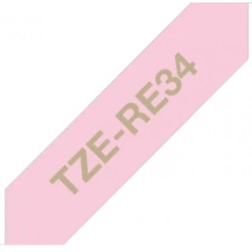 Brother TZe-RE34 12 mm széles 4 m hosszú szövetszalag