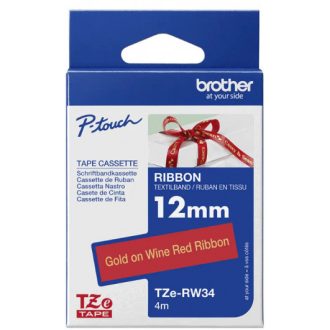 Brother TZe-RW34 12 mm széles 4 m hosszú szövetszalag