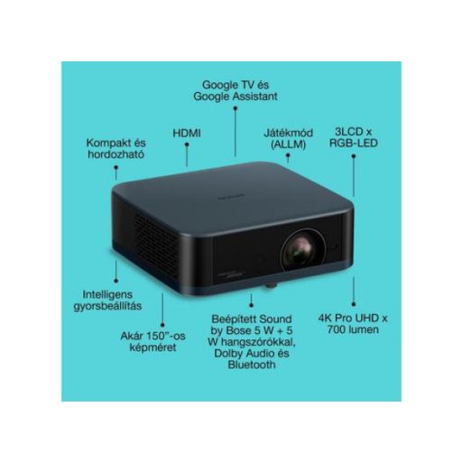 Epson EF-62N 3LCD / 700 Lumen / 4K PRO UHD lézer okos projektor
