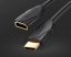 Vention HDMI/M -> HDMI/F (hosszabbító, fekete), 1m, kábel