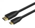 Vention mini HDMI/M -> HDMI/M, (fekete) 1m, kábel