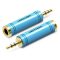 Vention 6.5mm/F -> 3.5mm jack/M, (audio,kék), adapter